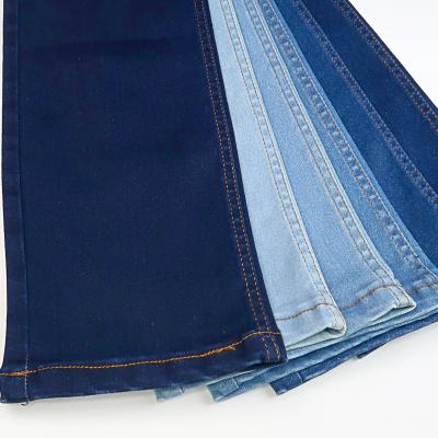 China Breathable Stretch Textile Cotton Indigo High Quality Denim Fabric For Ladies Jeans for sale