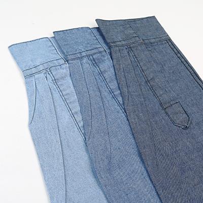 China Rolls Breathable Newly Developed Denim Woven Cotton Washed Fabric Jeans With Good Quality for sale