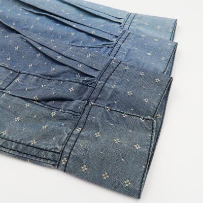 China Jean Fabric Woven Roll Breathable 100% Cotton Indigo Denim With Fashion Style for sale