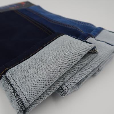 China Breathable Stretch Jeans Denim Fabric Knit Look Cotton Poly Spandex for sale