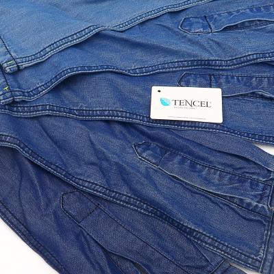 China Breathable Lenzing Tencel Shirt Label Shirt Hot Sale Jeans Denim Fabric for sale