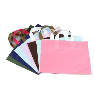 China Wholesale Recyclable Biodegradable Material Packing Plastic Bags Shopping Bags For Custom Clothes With Logo for sale