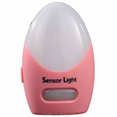 China Modern Battery Operated Led Motion Sensor Lights Mini Radio Led Night Lights For Bedroom Home for sale