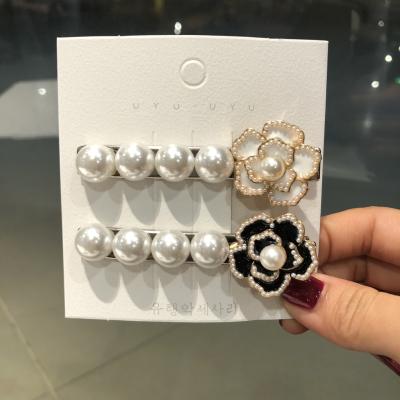 China Latest Hair Accessories Hair Clips Rhinestone Hair Pins Girl Pearl Hair Accessories Like Stylish Hair Clips for sale