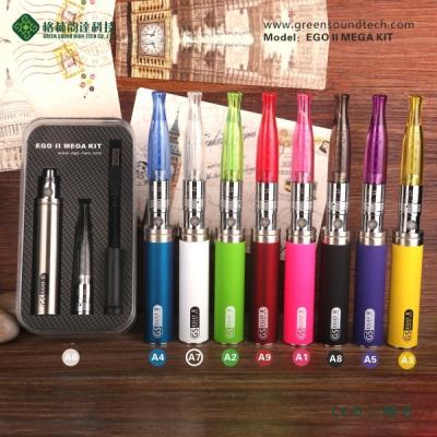 China 3 original patent product ego II match of color screen battery power etc. Greensound 2200mah now with GreeSound-H2S Clearomizer starter kit! for sale