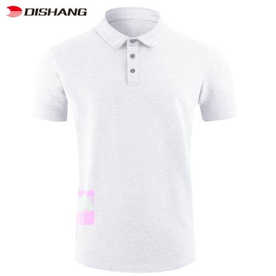 China QUICK DRY Men's Button Down Collar Shirts Summer Cotton Cloth Shorts Casual Sleeve Polo Golf Shirts Cotton for sale