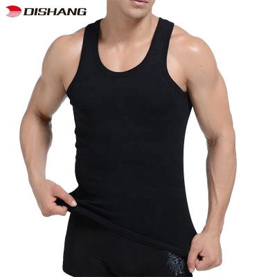 China Wholesale Custom Bodybuilding Tank Tops Men's Stringer Vest Custom Cotton Gym Workout Sports Fitness Anti-pilling Running Tank Tops for sale