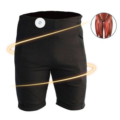 China Three Channel Muscle Trainer Ten Pads EMS Fitness Mens Training Pants 9 Modes Slim Fit for sale