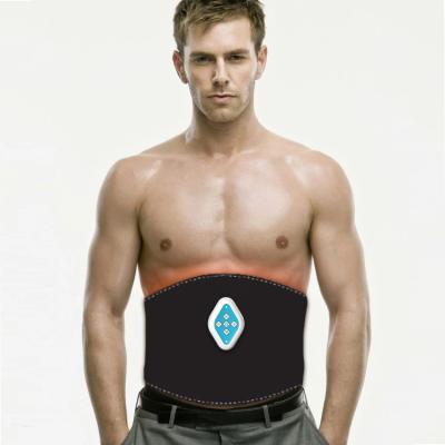 China Fat Burning Fat Burning Belt 6 Modes EMS Muscle Stimulator Weight Loss Belt EMS Male Muscle Stimulator Belly Heat Slimming Belt for sale