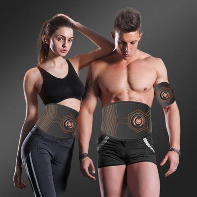 China Wholesale Wireless Remote Control Ems Slim Body 3 Belt Waist Trainer Sculpting Muscle Stimulator Machine Weight Loss Belt for sale