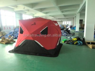 China Portable Fiberglass Pop QuickFish 4 Ice Shelter 4 MAN SALES MODELS for sale