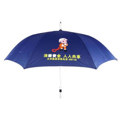 China Dark Blue CLASSIC Fashion Pongee Advertising Golf Umbrella for sale