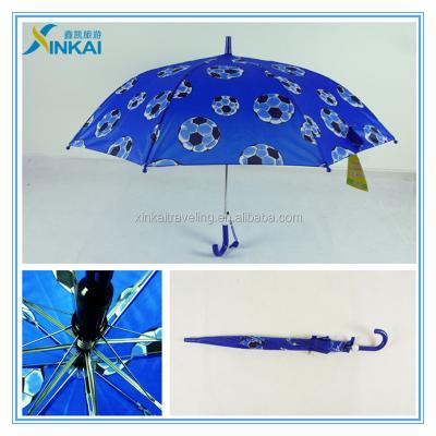 China Kids Umbrella Customized Size Football Cartoon Kids Mini Umbrellas for sale