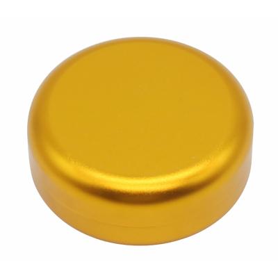 China Mini Gold Aluminum Tobacco Herb Grinder Cute Smoking Herb Grinder for sale