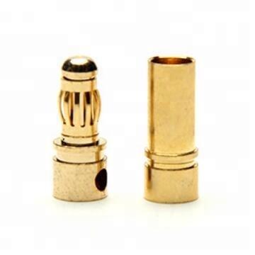 China High Quality Electron Industry Custom Precision 4mm Banana Plug Machining Brass Female With Gold Plated for sale