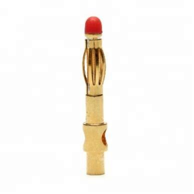 China Electron industry factory price high precision brass gold plated banana plug 4mm for sale