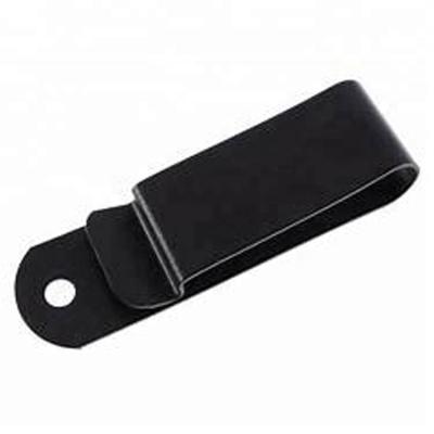 China To fasten heavy duty black spring metal holster steel clip made in china for sale