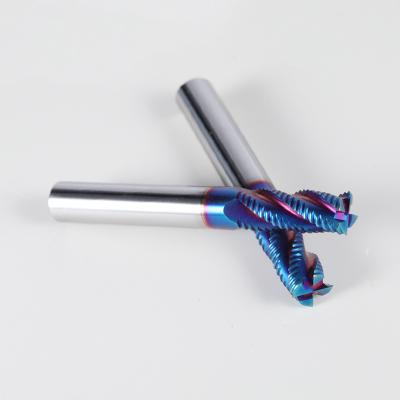 China CNC Machining Center CNC Carbide Hrc 65 Degree Rough Machining End Mill Flat Knife for sale