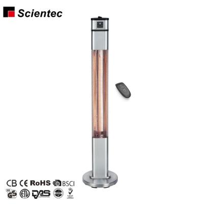 China 360 Degree Tip-over New Design Carbon Safety Control Outdoor Patio Heater Electric Infrared Fiber Heater for sale