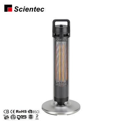 China Aluminum Alloy Frame 1000W 2000W IP44 Anodized Extruded Electric Carbon Fiber Waterproof Outdoor Portable Patio Heater for sale