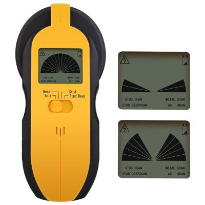 China ABS+PC Wood AC Wire Metal Studs Detection 4 in 1 Electronic Stud Sensor Stud Finder Wall Scanner for sale