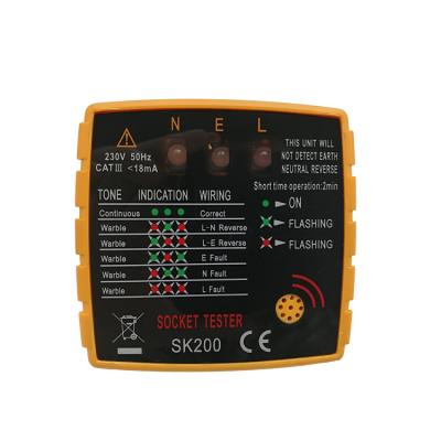 China Advanced ANALYZER Outlet Electrical Circuit RCD Plug ELECTRICAL WIRING Tester for sale