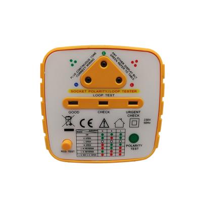 China ELECTRICAL WIRING ANALYZER UK UK and Australia plug in plug and loop polarity polarity tester for sale