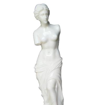 China Life Size White Marble Carving Sculpture Greek Mythology Venus Torso Of Modern Famous Marble Outdoor Decoration Figure For Sale for sale