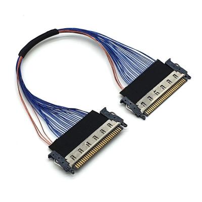 China Home Appliance OEM 0.5 1.0mm Pitch LVDS Computer Cable Locking Type Display Cable Lvds Cable Manufacturer for sale