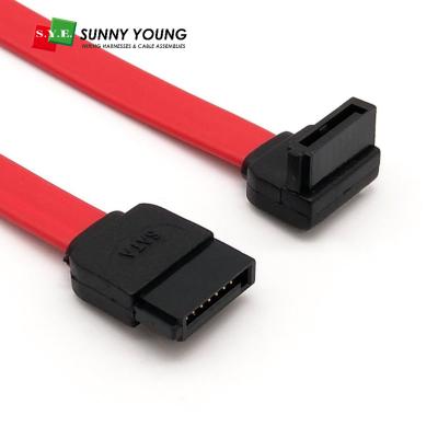 China COMPUTER Custom 7Pin 7 Pin Serial ATA 7P SATA Ribbon Cable For SSD, CD-RW, and DVD SATA Transformation Data for sale