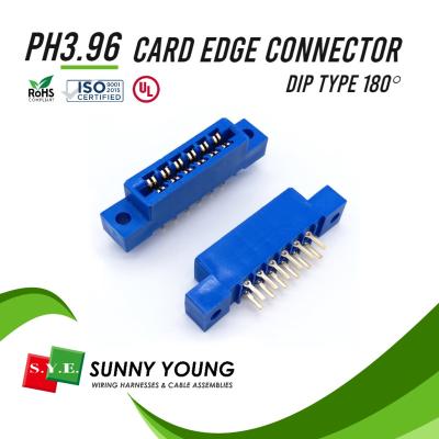 China Circuit: 10-86 3.96mm DIP type 180 degree slot connector edge board for sale