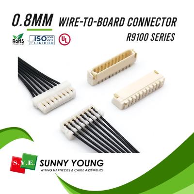 China PCB alternative with JST SUR series 0.8mm wire to board connector for sale