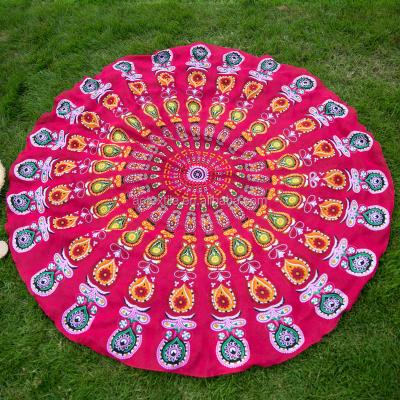 China Wholesale Compressed Beach Towel Custom Round for sale