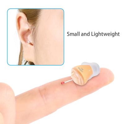 China Super Clear Elder Sound Amplifier Mini Invisible For Hearing Impaired ITC Hearing Aid for sale