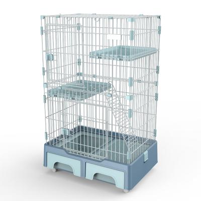 China Breathable Pet Cat Cage Combination Metal Fences Dog Cage Manufacturer Indoor Free for sale