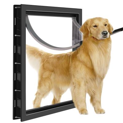 China Factory Durable High Quality Durable Dog Security Door Chip Pet Door Viable For Dog for sale