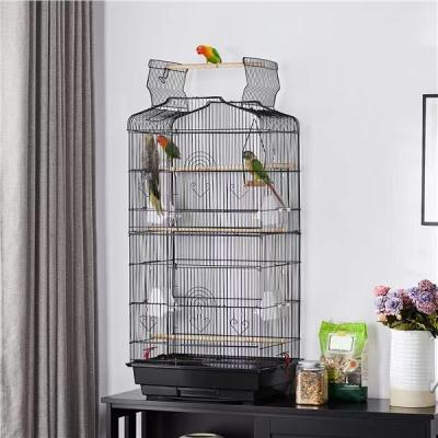 China Large Breathable Parrot Bird Cage 500 Layer Finch Macaw Cockatoo Bird Cages Birdcage Top Game Bird Cage bq01 for sale