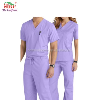 China Short Sleeve / Long Sleeve Core Stretch Clinic Nosodochium Nurse / Spa Uniform for sale