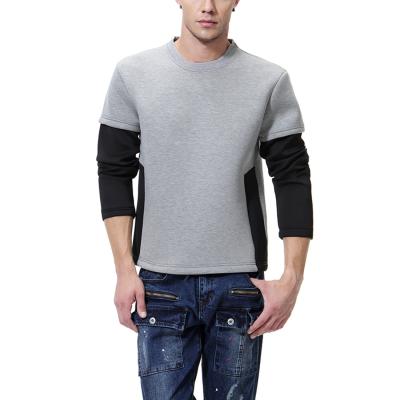 China Anti-wrinkle simple street color block custom hoodies for men slim fit casual wear hoodies sweatshirt for sports for sale