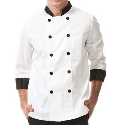 China Breathable Custom Cheap Black White Chef Waiter Restaurant Uniform Waiters Restaurant Uniform for sale