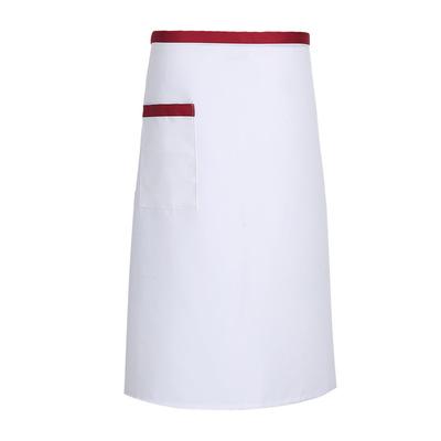 China Eco-friendly Waiter Waitress Half Waist Apron Custom Design Logo Apron Adult Kitchen Cooking Apron Cleaning Pinafore for sale