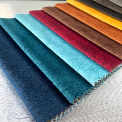 China Anti Pill Printed Upholstery Velvet Fabric Embossed 100% Polyester Valboe Fabric Holland Velvet Fabric For Sofa for sale