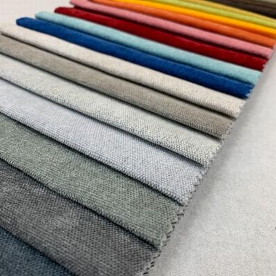 China Anti Pill Plain Chenille Fabric Chenille Upholstery Fabric For Sofa Pillow Curtain for sale