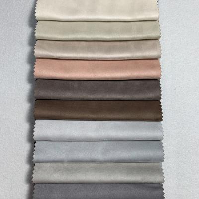 China Anti Pill Polyester Suede Car Seat Fabric For Sofa Couch Cushion Pillow Cover for sale