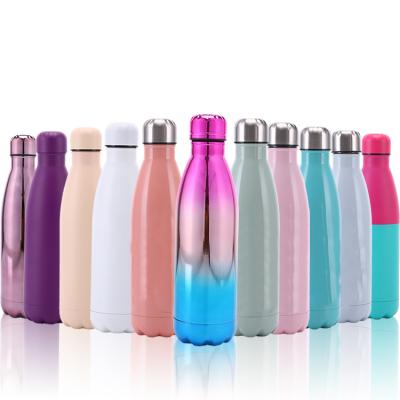 China Amazon PORTABLE Hot 17oz 500ml Insulated Vacuum Flask Double Walled Powder Coated Thermos for sale