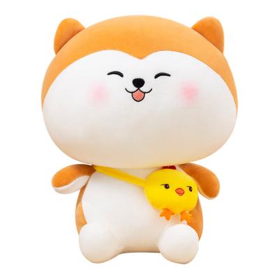 China Good Quality Stuffed Toy Pillow Factory Price Cute Dog Nondisposable Toy Soft Sleeping Pillow Doll For Girls Gifts for sale