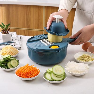 China Multifunctional Viable Salad Vegetable Chopper Carrots Potatoes Shred Manually Cut Grater For Kitchen Convenience Vegetable Tool for sale