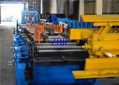 China Steel Plate 350MM C Z Purlin Roll Forming Machine 195 Mpa - 350 Mpa Work Pressure for sale