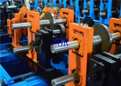 China 1.2MM - 3MM Q195-235 Blue Z C Purlin Forming Machine With 17 Forming Roller for sale