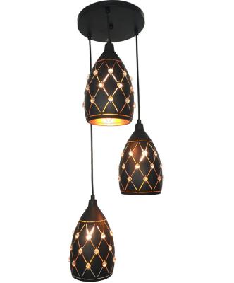 China Africa Style Modern Decorative Modern Metal and Crystal Pendant Lamp / Hanging Lamp (1265-3P) for sale